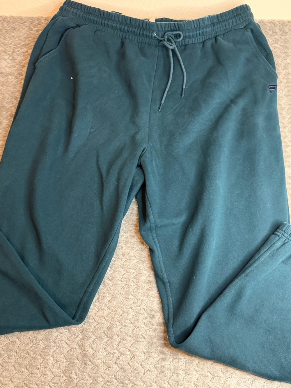 Fabletics Men's Teal Drawstring Joggers